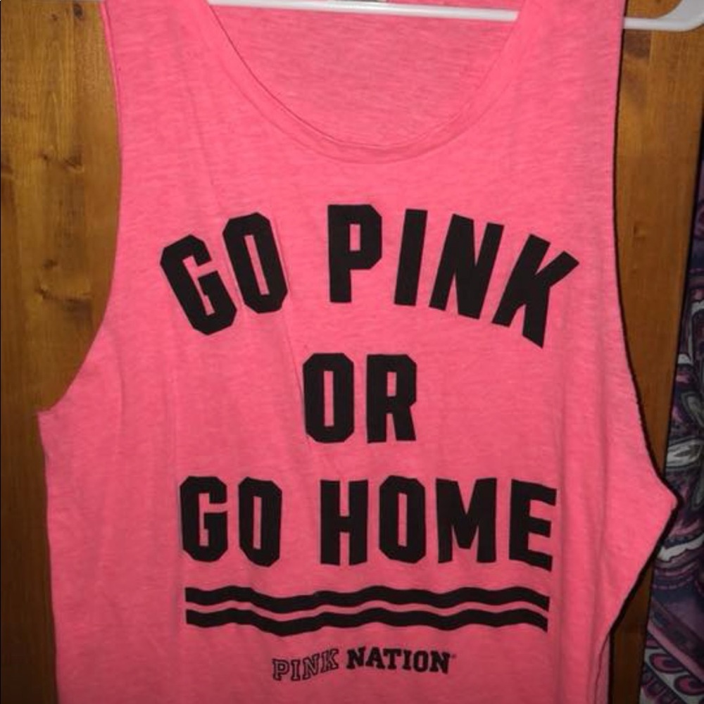 Pink tank top